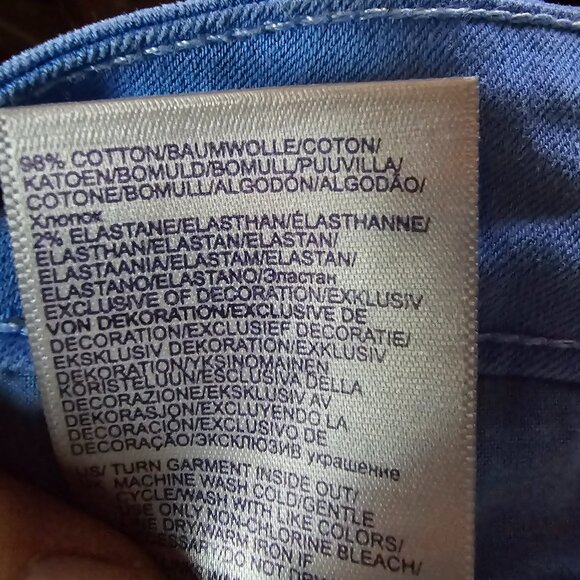 NWT NYDJ "CLARISSA ANKLE" Blue Not Your Daughters Jeans Size 10P - Picture 7 of 7